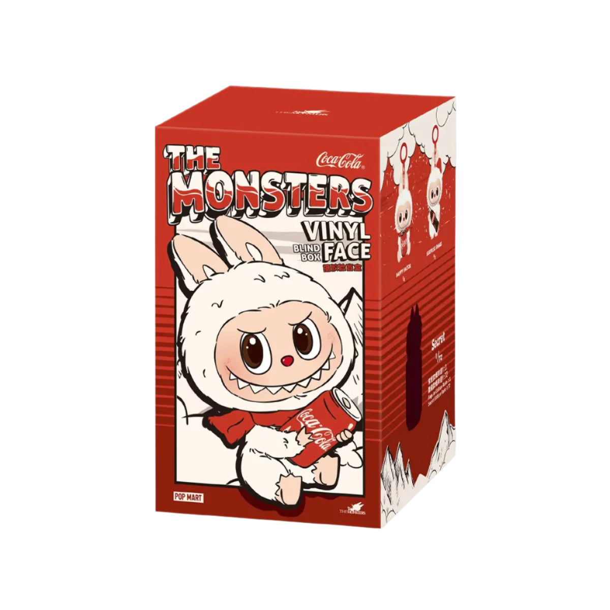 Pop Mart The Monsters Coca‑Cola Series vinyl face blind box package