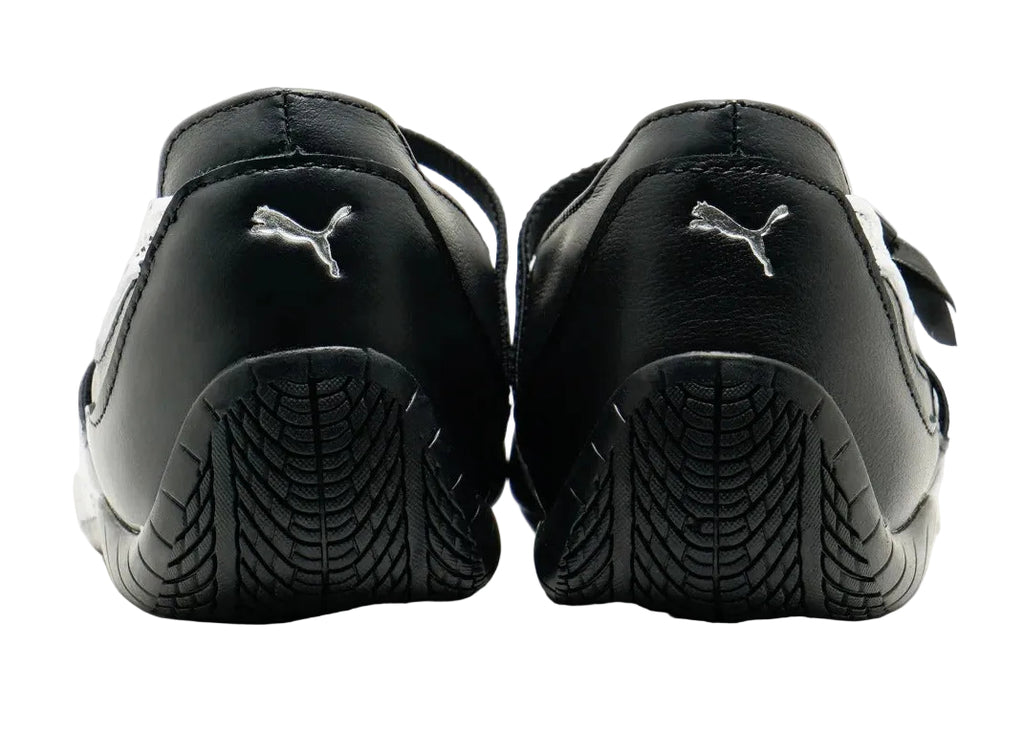 Puma Speedcat Ballet Lace JD Exclusive “Black White” 409009-01 Heel View