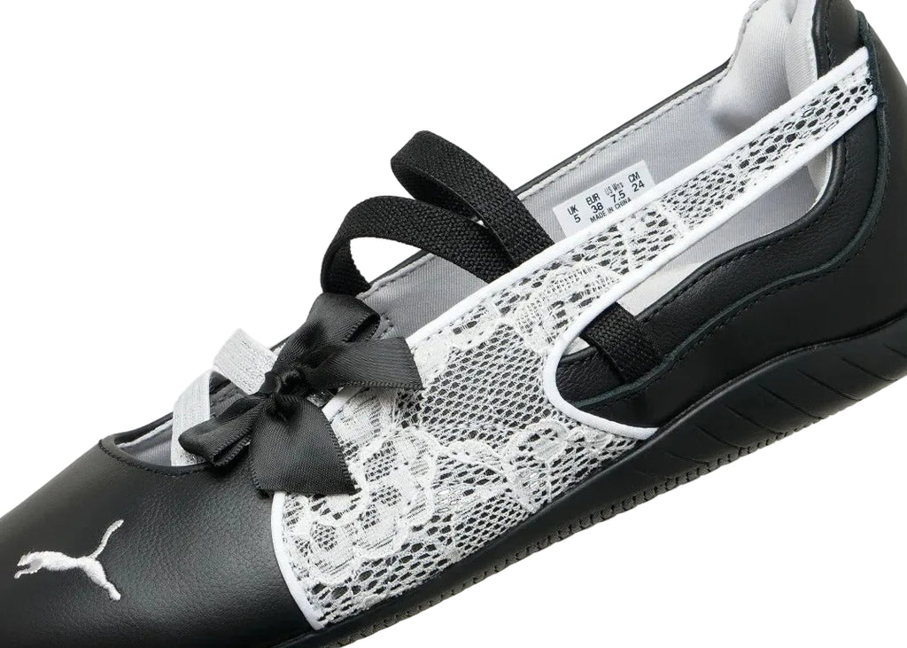 Puma Speedcat Ballet Lace JD Exclusive “Black White” 409009-01 Outsole View