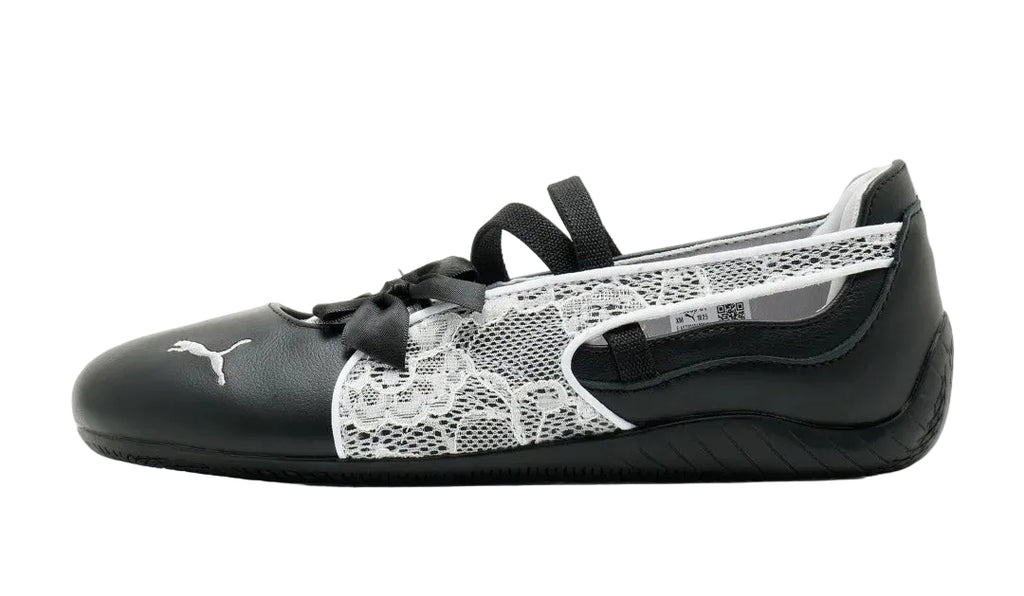 Puma Speedcat Ballet Lace JD Exclusive “Black White” 409009-01 Side View