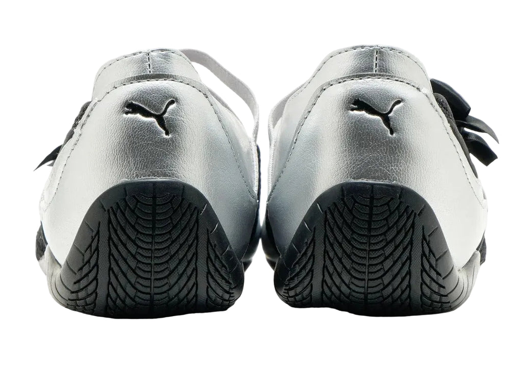 Puma Speedcat Ballet Lace JD Exclusive “Silver Black” 408709-01 Heel View
