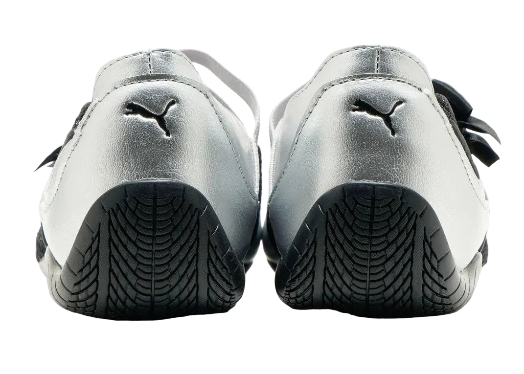 Puma Speedcat Ballet Lace JD Exclusive “Silver Black” 408709-01 Heel View