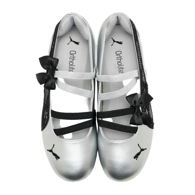 Puma Speedcat Ballet Lace JD Exclusive “Silver Black” 408709-01 Top View