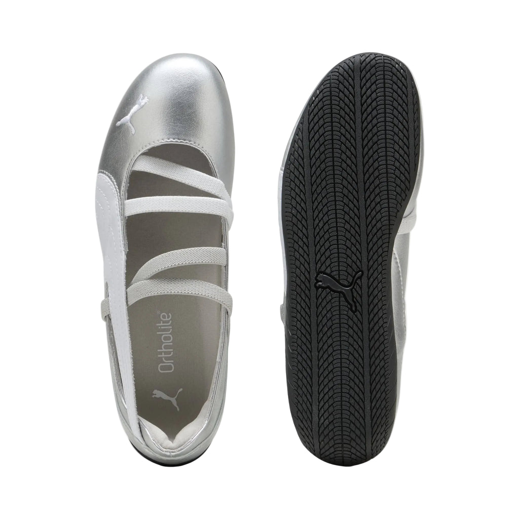 uma Speedcat Ballet “Silver” 401581-01 Outsole View