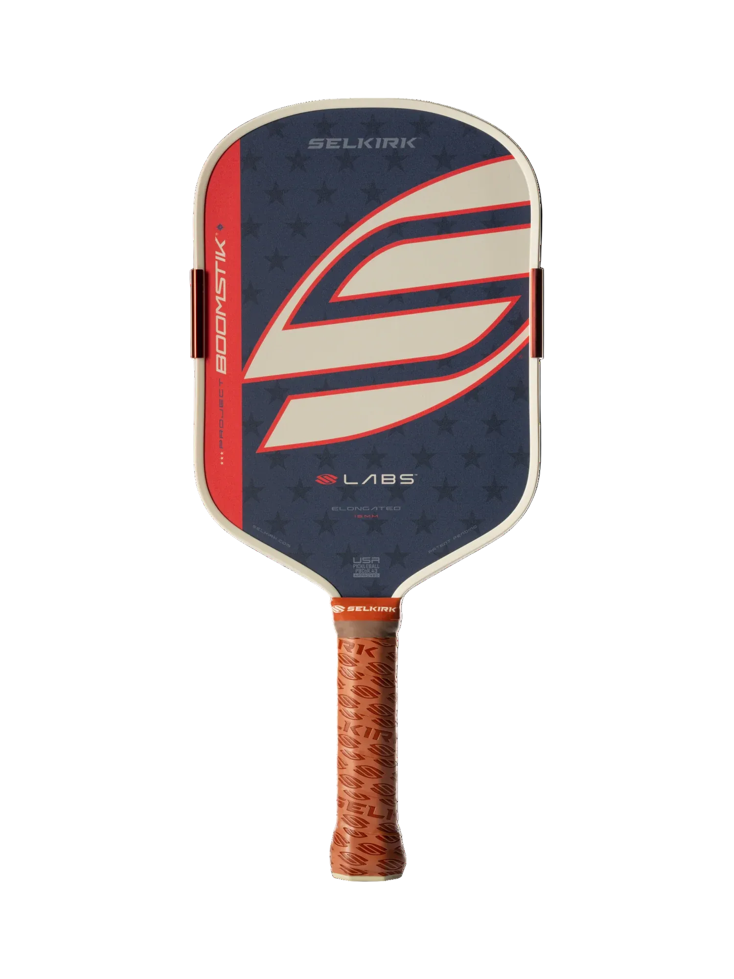 Selkirk Boomstik 16mm Elongated Pickleball Paddle 1776 Limited Edition Front View