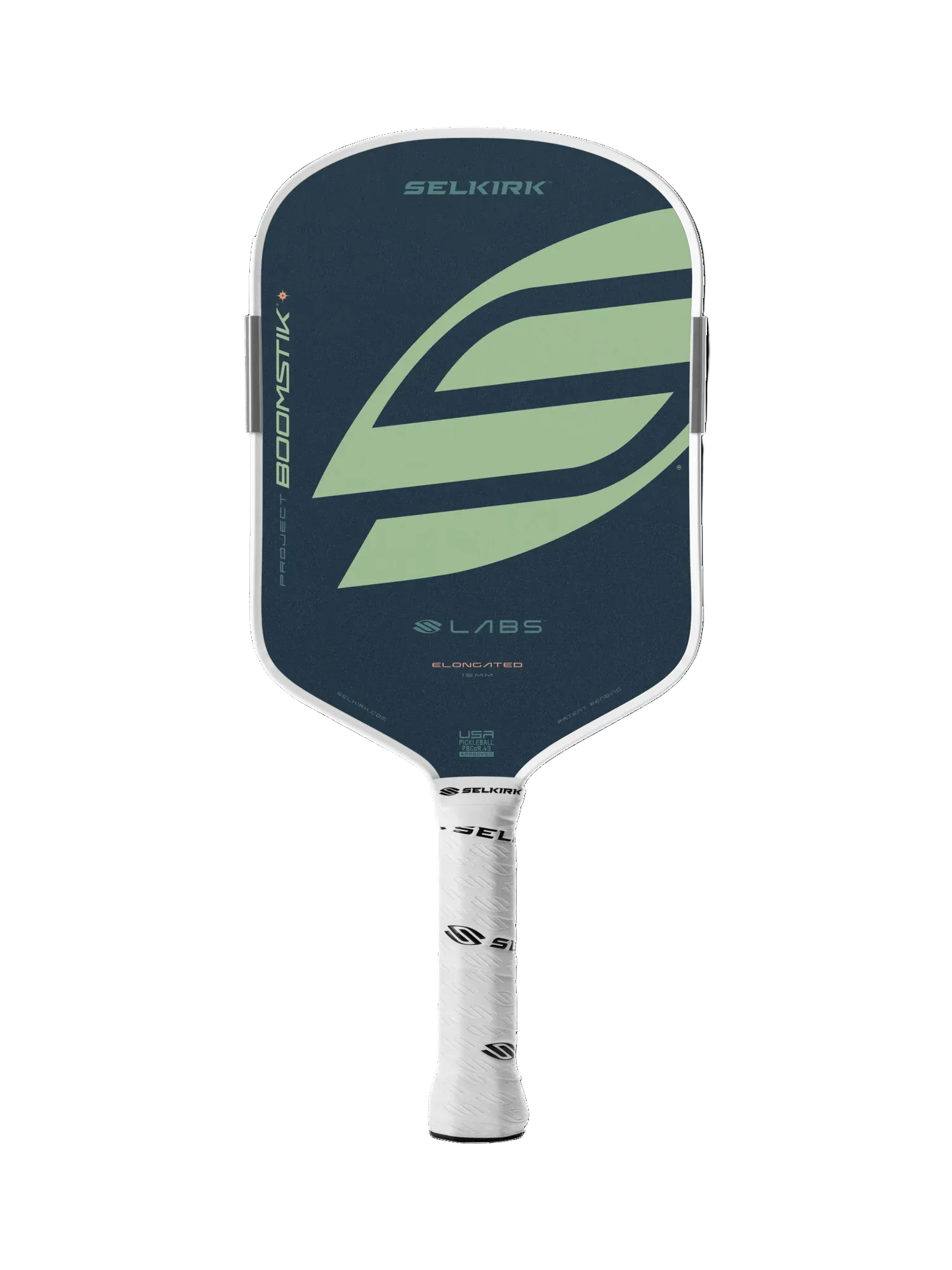 Selkirk Boomstik 16mm Elongated Pickleball Paddle Everglade Front View