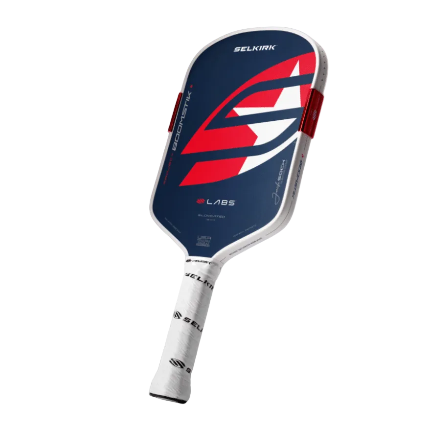 Selkirk Boomstik Jack Sock 16mm Elongated Paddle Side View