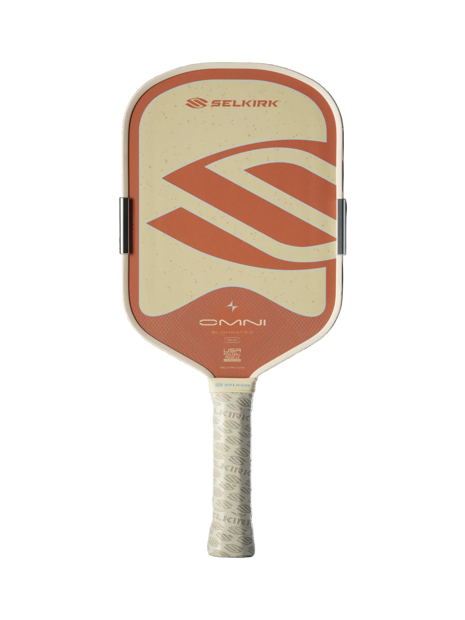 Selkirk OMNI 16mm Elongated Pickleball Paddle Canyon Clay Front View