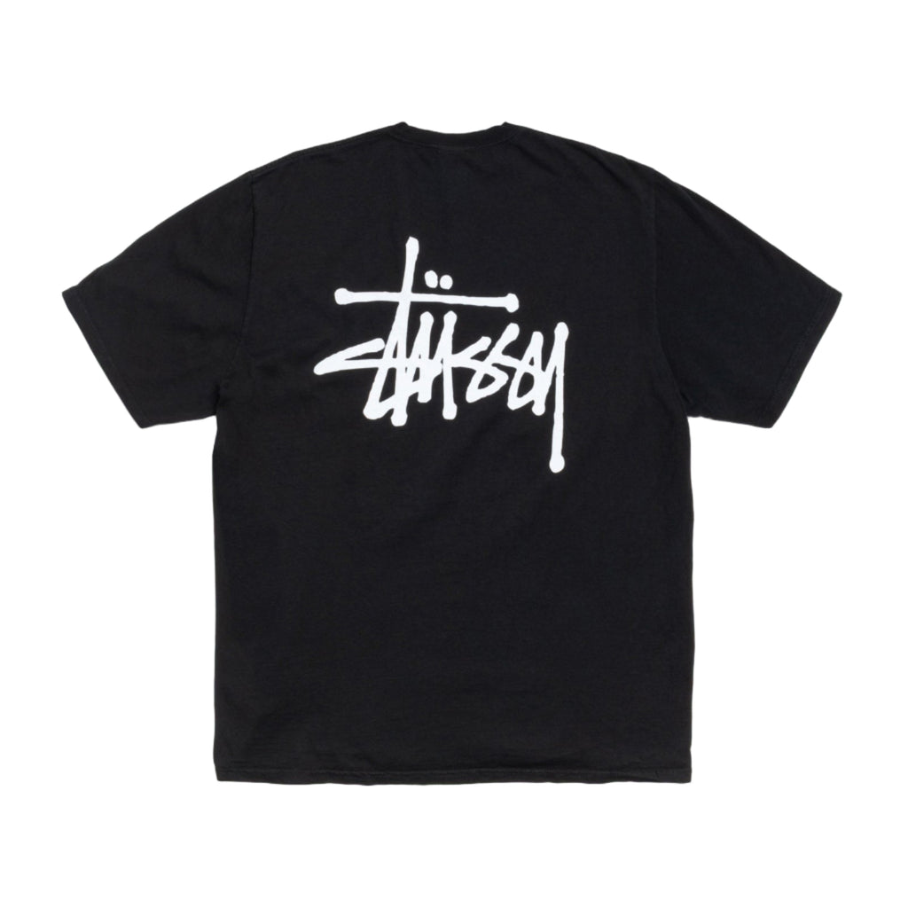 Stüssy Basic Tee "Black" 1905000 Back View