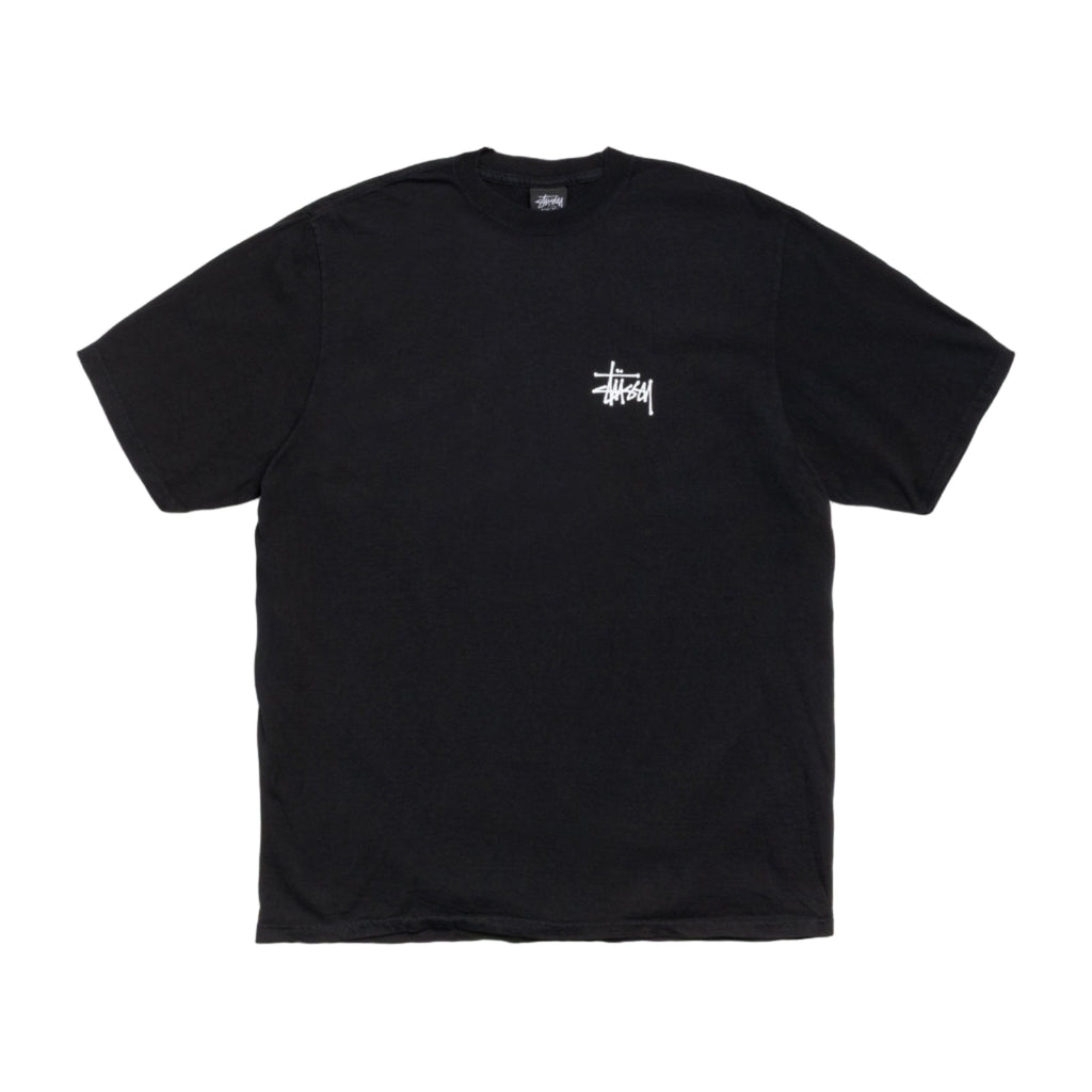 Stüssy Basic Tee "Black" 1905000 Front View