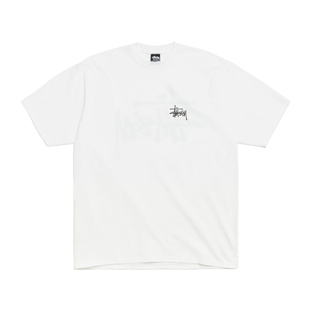 Stüssy Basic Tee "White" 1905000 Front View